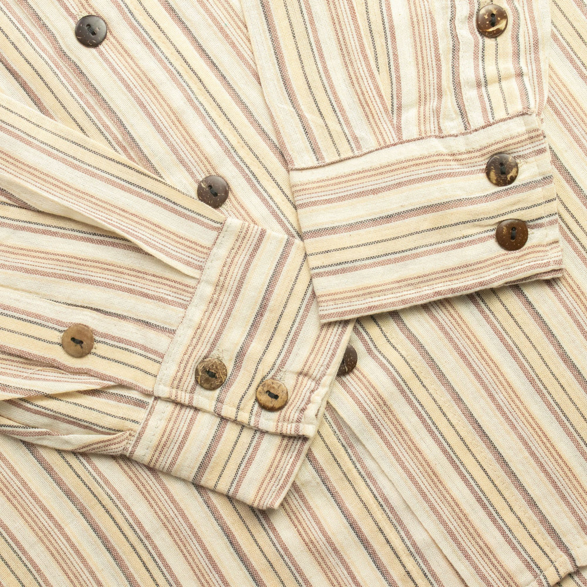 Camisa Nomad Sari Grandad - Castanho Bege - Tamanho Grande
