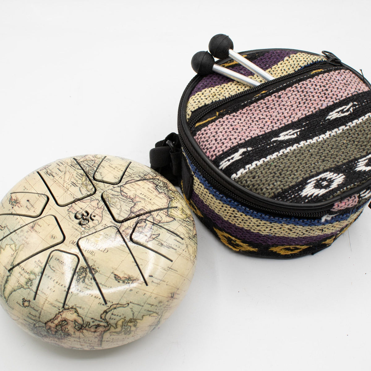 Tiefes Midi Hapi Drum Atlas - 14x7 cm