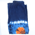 Japanische Loungewearhose - Türkis und Orange - L