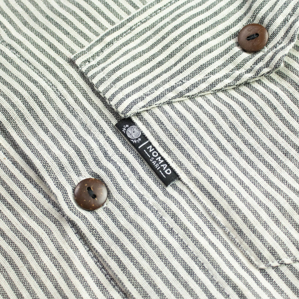 Camisa Nomad Sari Grandad - Cinza Pedra - XL