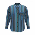 Nomad Sari Grandad Shirt – Türkis – M