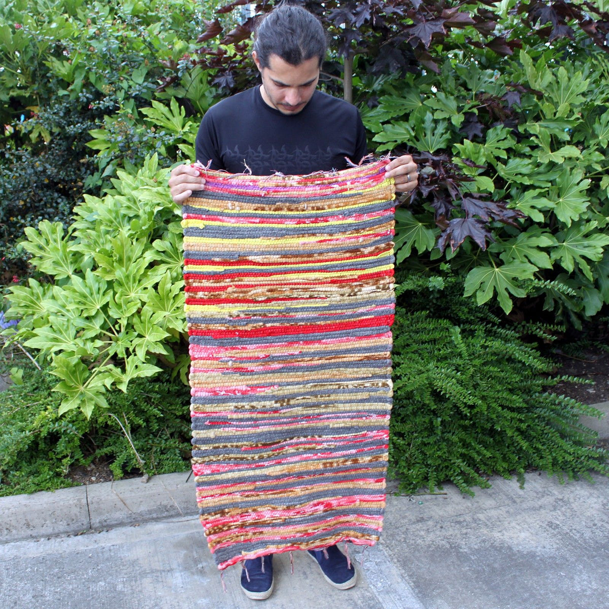 Tapete pequeno de retalhos - 50x90cm