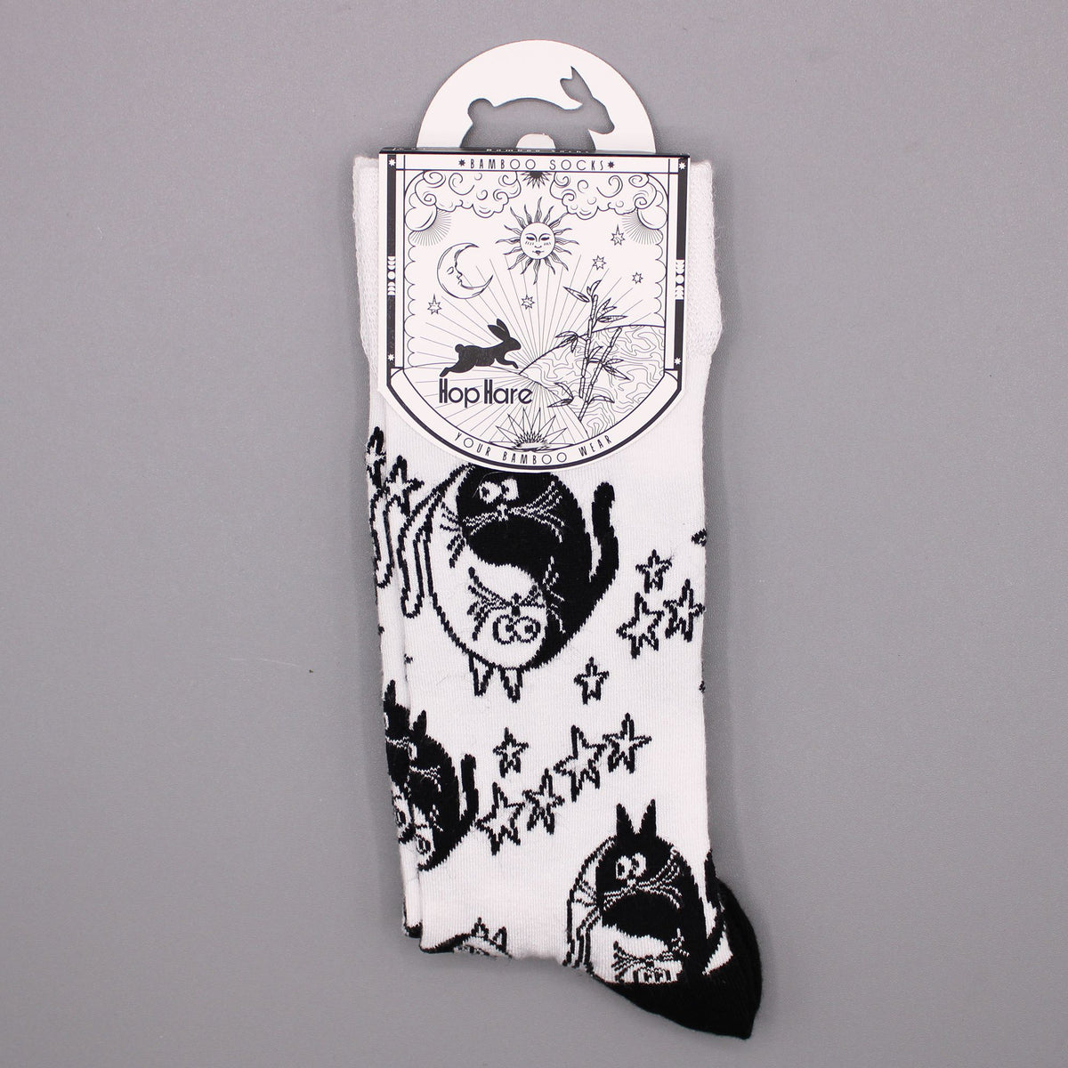 Meias de bambu Hop Hare (P/M) - Ying Yang