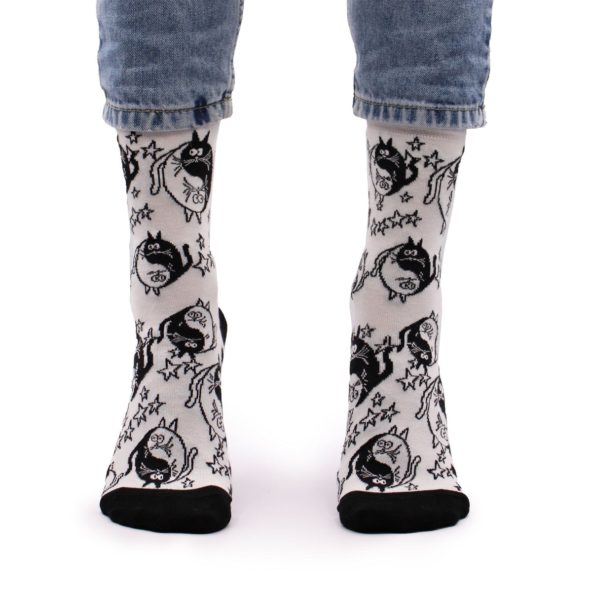 Meias de bambu Hop Hare (P/M) - Ying Yang