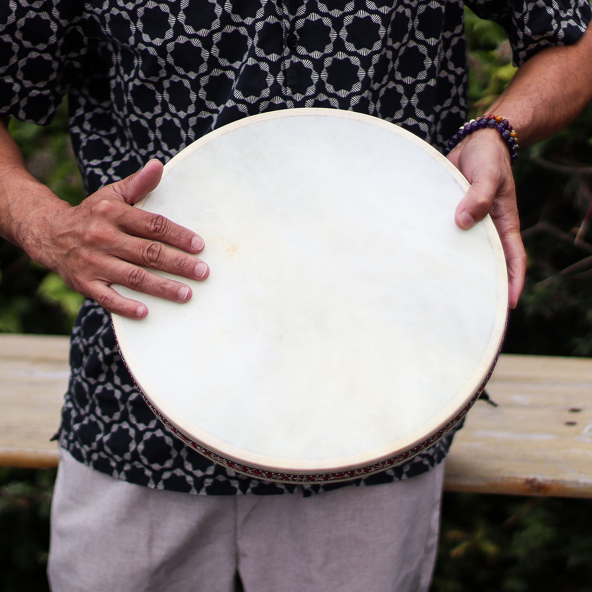 Tambor oceánico de sanación sonora chamánica - 35 cm