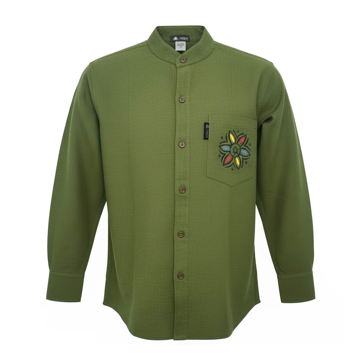 Camisa Nomad Sari Kathmandu - Verde Floresta - Tamanho Médio