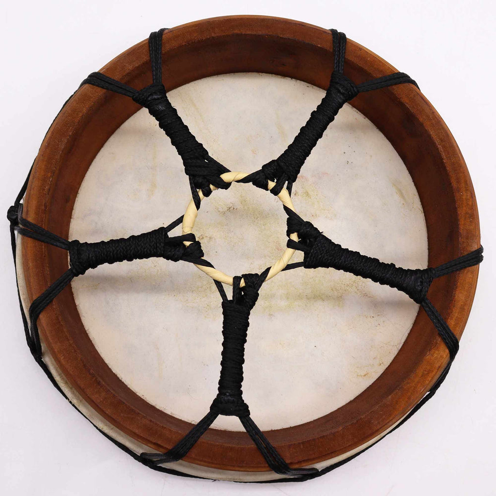 Schamanentrommel Hamsa mit Schlägel - 30cm