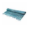 Tapete pequeno de retalhos - 50x90 cm - qualidade premium - Azul Água