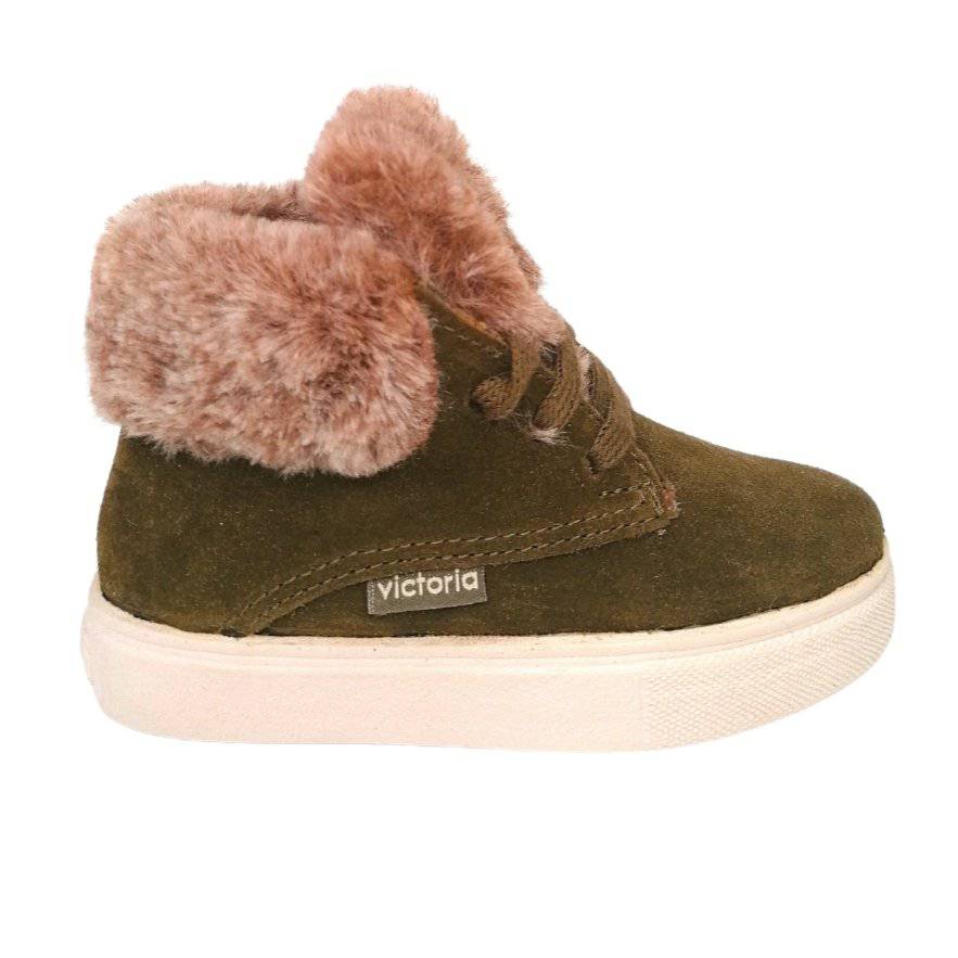 VICTORIA WILDLEDER-STIEFELETTEN MIT ANIMAL-PRINT
