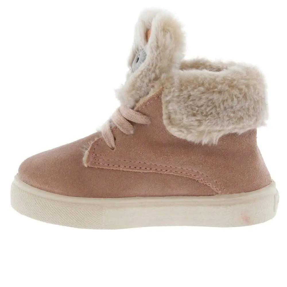 VICTORIA WILDLEDER-STIEFELETTEN MIT ANIMAL-PRINT