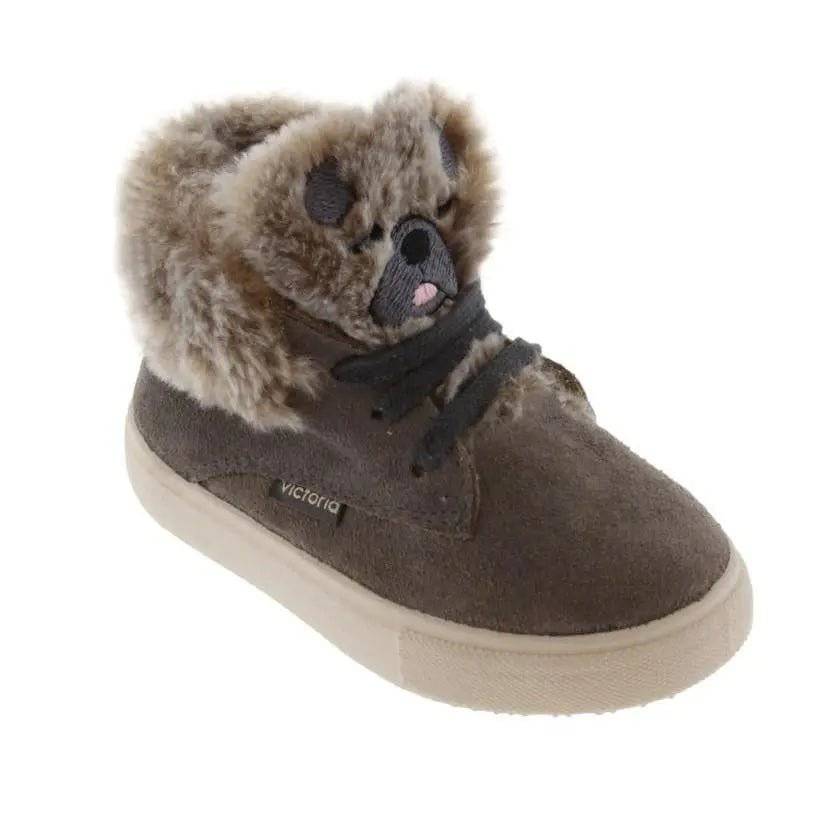 VICTORIA WILDLEDER-STIEFELETTEN MIT ANIMAL-PRINT