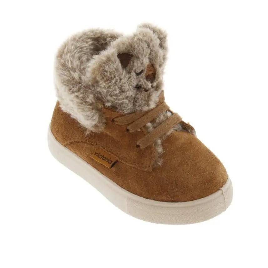 VICTORIA WILDLEDER-STIEFELETTEN MIT ANIMAL-PRINT