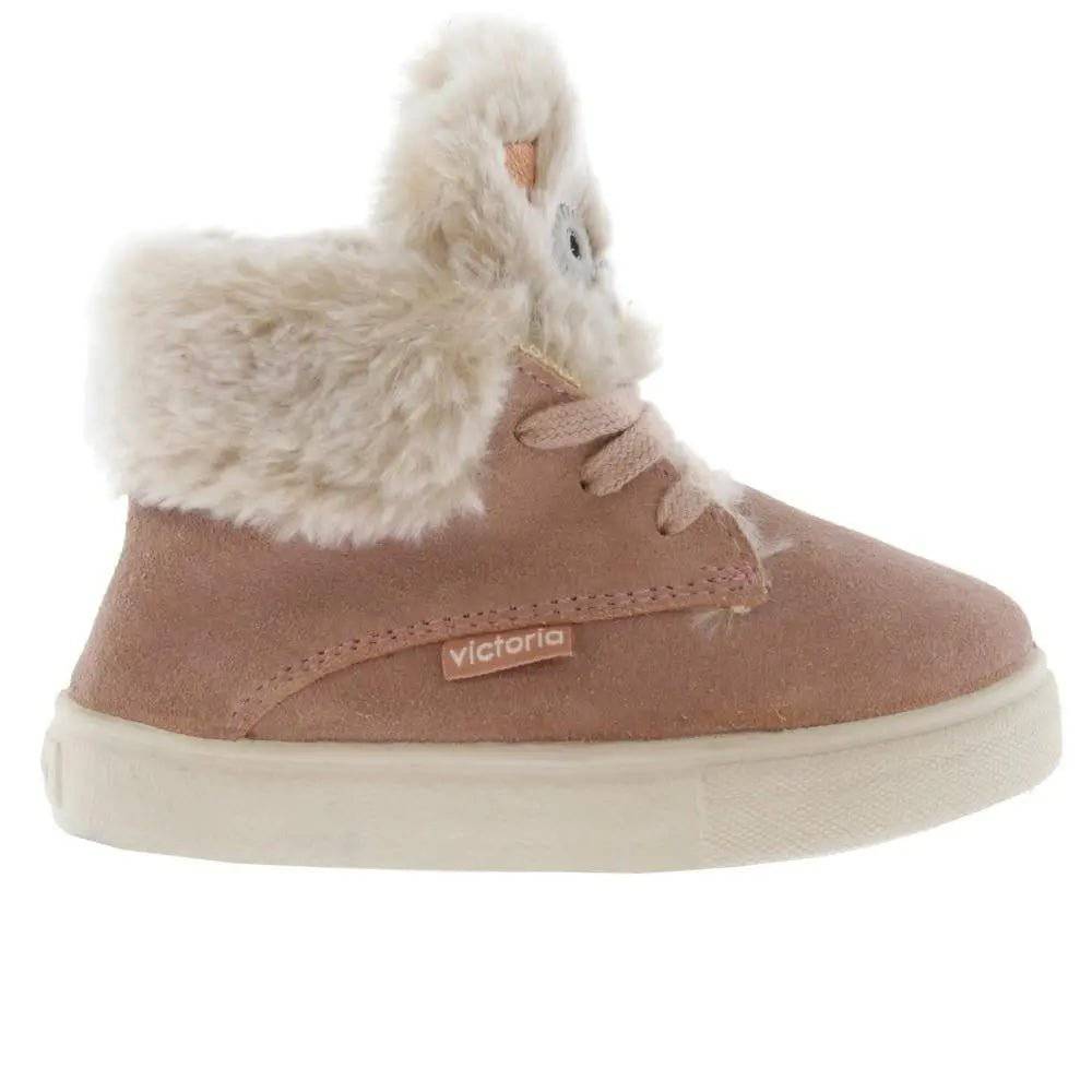 VICTORIA WILDLEDER-STIEFELETTEN MIT ANIMAL-PRINT