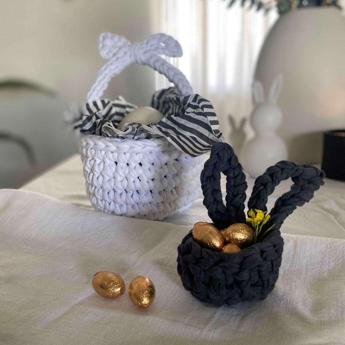 Eierbecher Hase zu Ostern - Moderne Osterdekoration