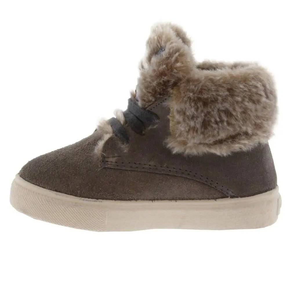 VICTORIA WILDLEDER-STIEFELETTEN MIT ANIMAL-PRINT