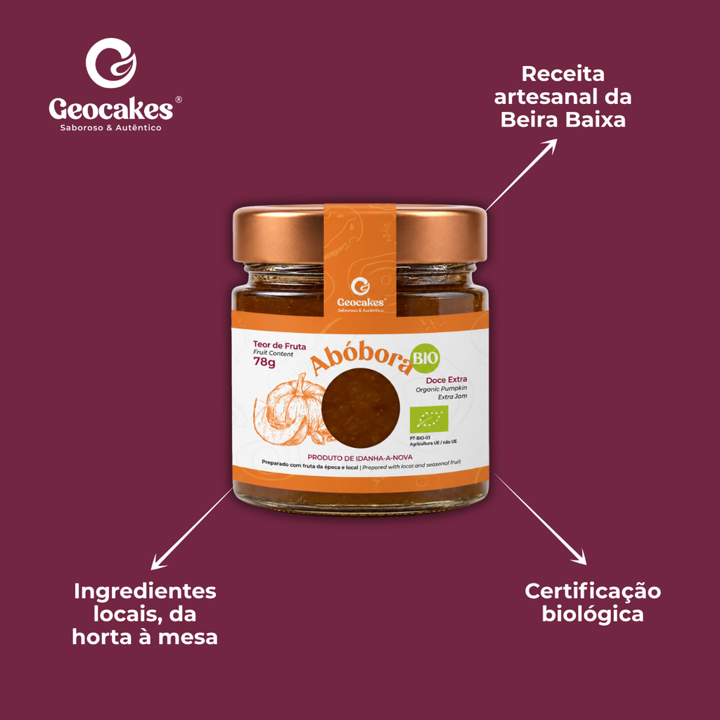 Doce Extra de Abóbora Biológico da Beira Baixa