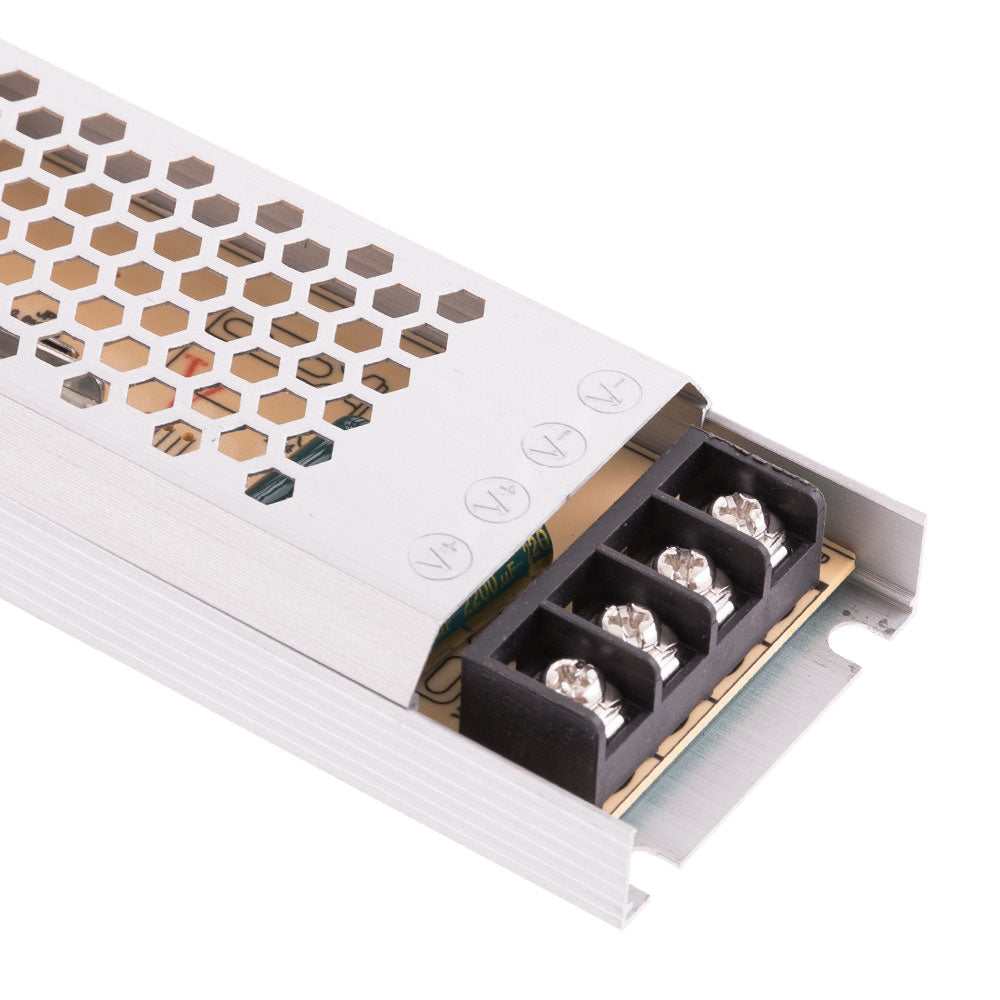 Transformador LED Ultrafino 150W 12VDC_110V-220V/AC IP20 [CP-150-12_220 IP21]