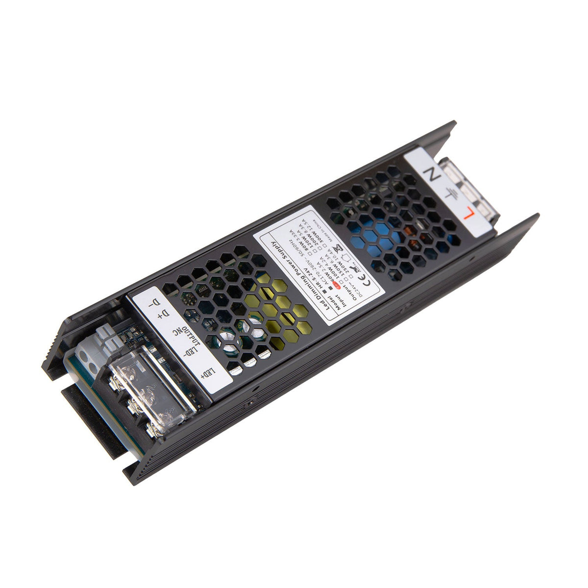 Transformador LED regulável 0-10V 170-260V 24V 2,5A 60W IP20 [CP-HRS-60-24]