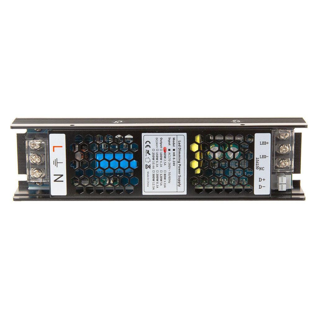Transformador LED regulável 0-10V 170-260V 24V 2,5A 60W IP20 [CP-HRS-60-24]