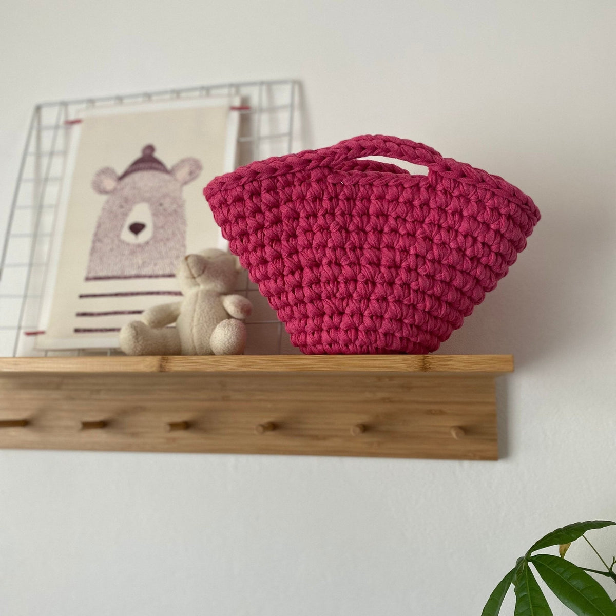 Crochet Kids Baskets, Unique Small Storage