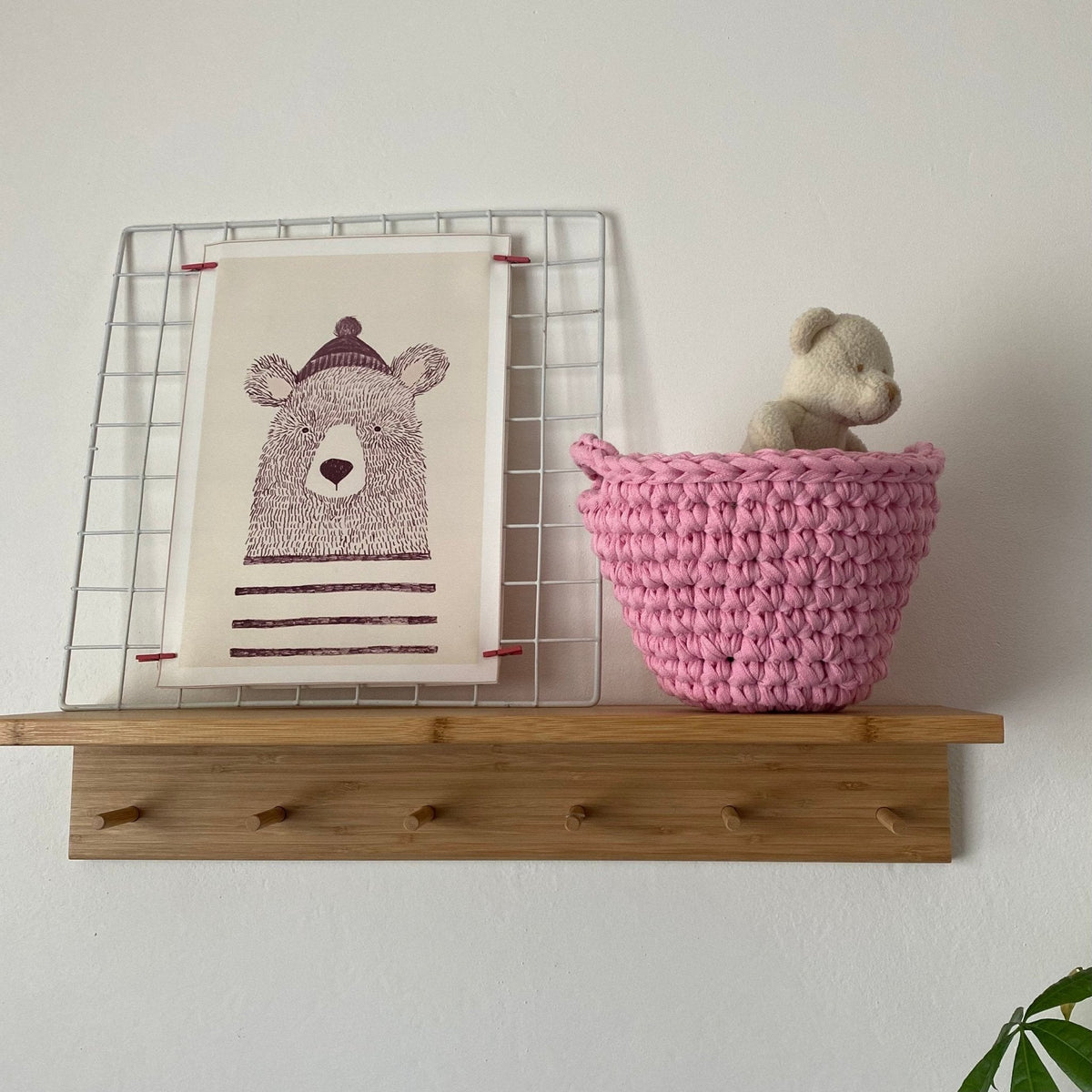 Crochet Kids Baskets, Unique Small Storage