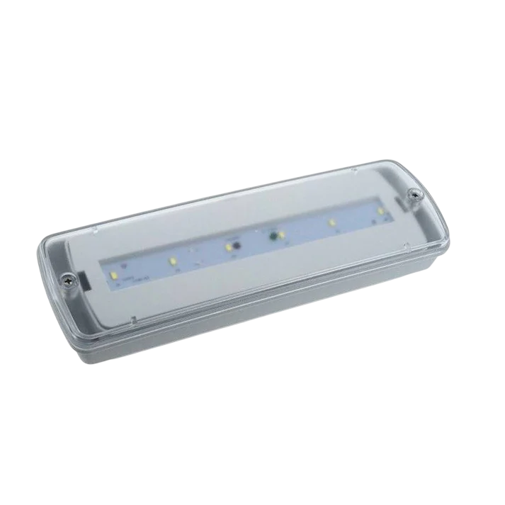 Kit de emergencia LED empotrado de 200 lúmenes con autocomprobación, caja impermeable IP65 / Permanente/No permanente 5000K