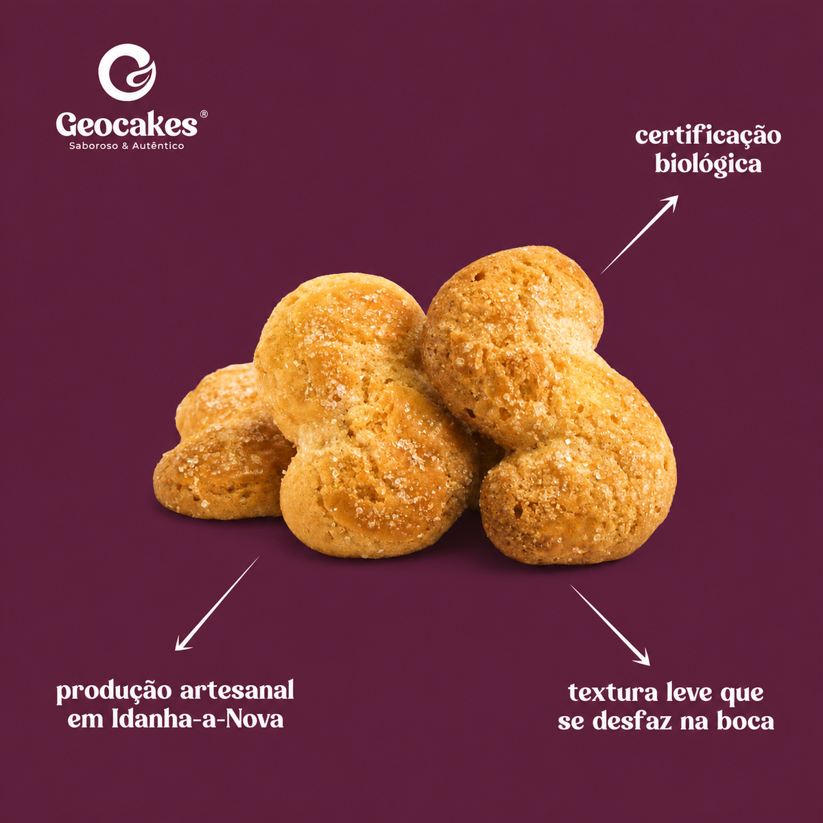Esses d'Idanha Biológicos da Beira Baixa – Handgemachte Kekse | Geocakes