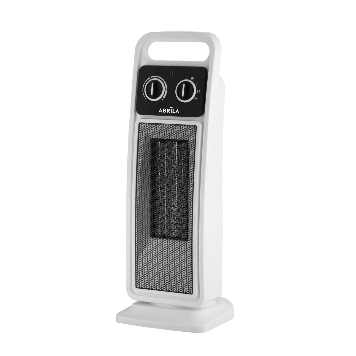 Aquecedor de Ventilação Cerâmico Vertical PTC Brasil 2000w Branco 2 Potências Termostato Oscilante Antitombamento 50,7x19x18,3cm