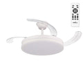 Ventilador CC Scorpion, Función Verano-Invierno, 59 W, Blanco, 4 Aspas, 107D, Regulador, 6980 LM, 3000-4000-6000 K, Control Remoto + Ti