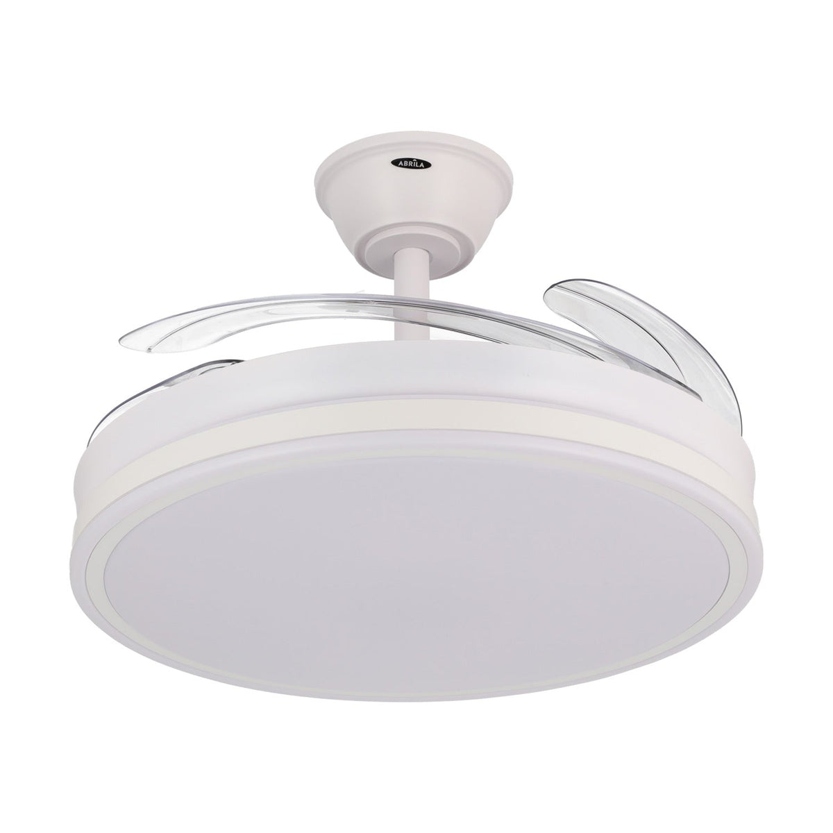 Ventilador CC Scorpion, Función Verano-Invierno, 59 W, Blanco, 4 Aspas, 107D, Regulador, 6980 LM, 3000-4000-6000 K, Control Remoto + Ti