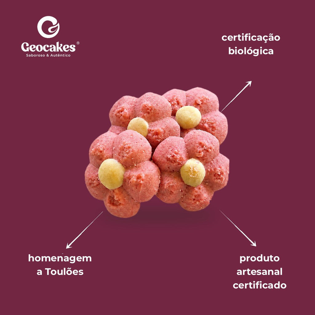 Rosas Albardeiras Biológicas, Biscoitos Artesanais (170g)
