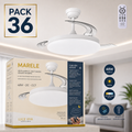 36er-Pack "Marele" DC-Ventilatoren · Sommer-Winter-Funktion · 48W · Weiß · 3 Flügel · 5040 lm · 3500-4000-6500K · Fernbedienung und Timer