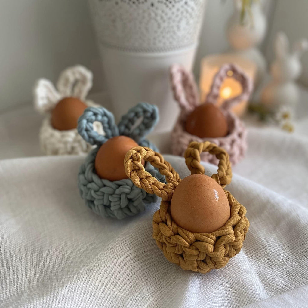 Gold-Senf-Osterhasen-Eierbecher