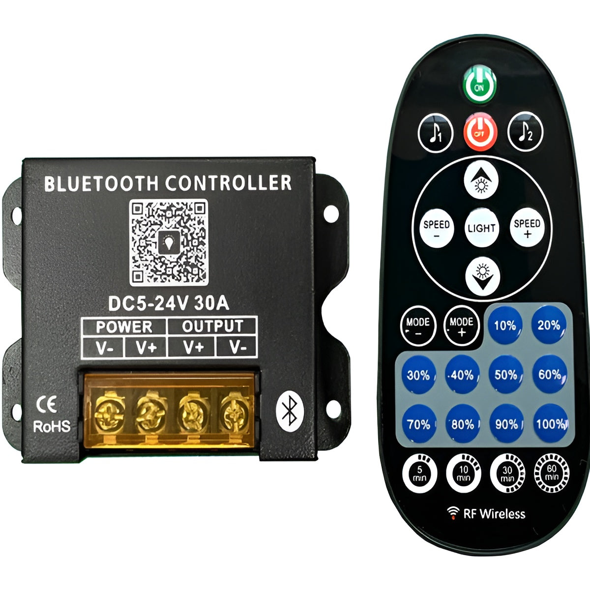 Aplicativo Bluetooth RF LED Dimmer 25 teclas [HLP-YS-BLE-RFT30]