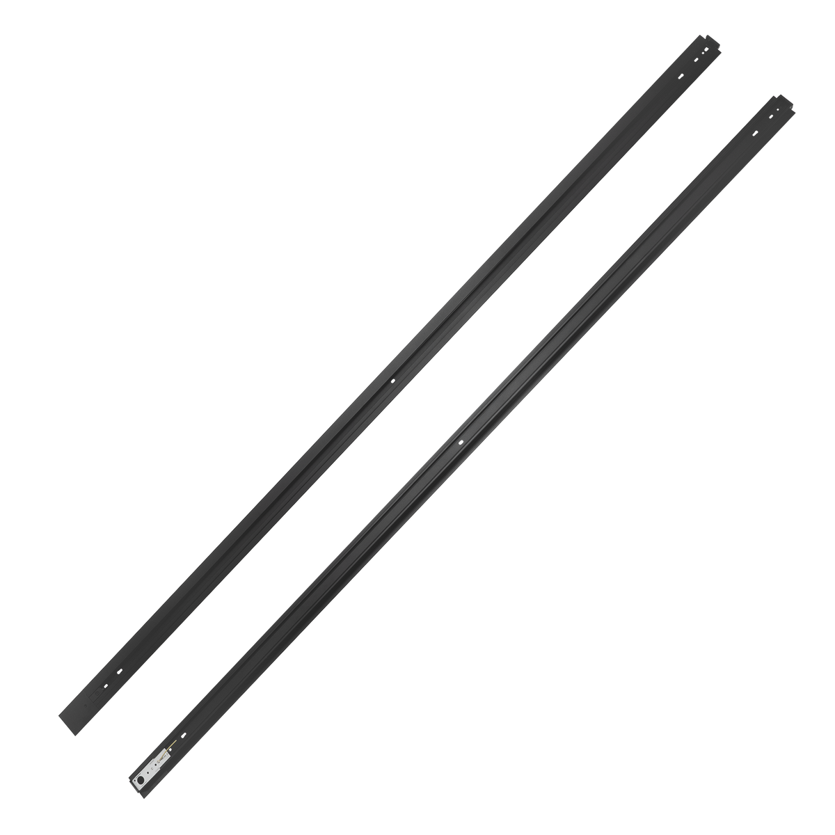 Calha Embutida Monofásica para Focos LED 2M Preto [HO-218000CARRIL-N-2M-EM]