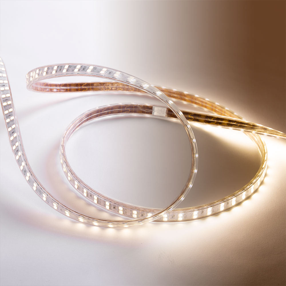 LED-Streifen 120 LEDs/M 500W 1.000Lm 6000ºK SMD5050 220VAC IP65 x50M 40.000H [HO-220-120-50M-CW]