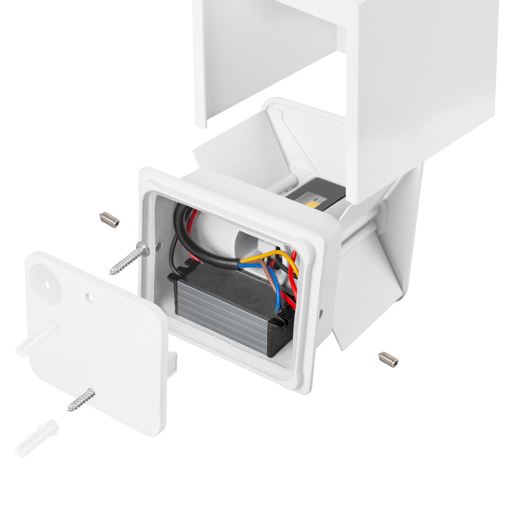 Aplique LED para exterior 2x5W 100Lm/W IP65 Branco 4000K [HO-APL06-IP65-WW]