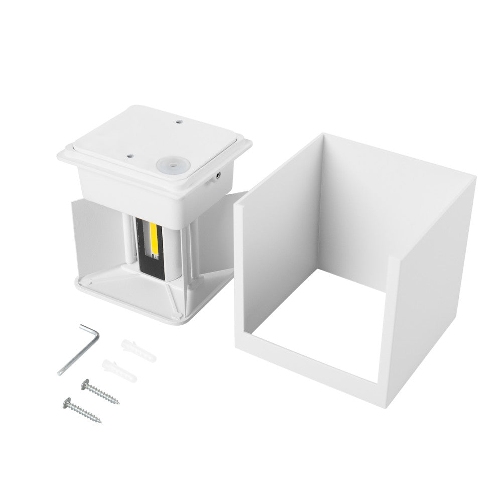 Aplique LED para exterior 2x5W 100Lm/W IP65 Branco 4000K [HO-APL06-IP65-WW]