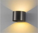 Aplique LED para exterior 2x5W 100Lm/W IP65 Preto 4000K [HO-APL07-IP65-BW]