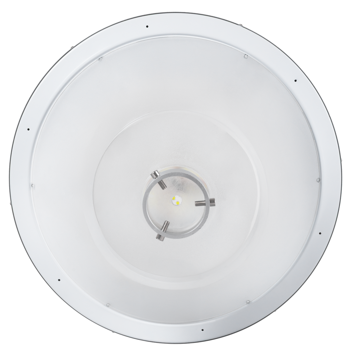 Poste solar circular LED para jardins 45W
