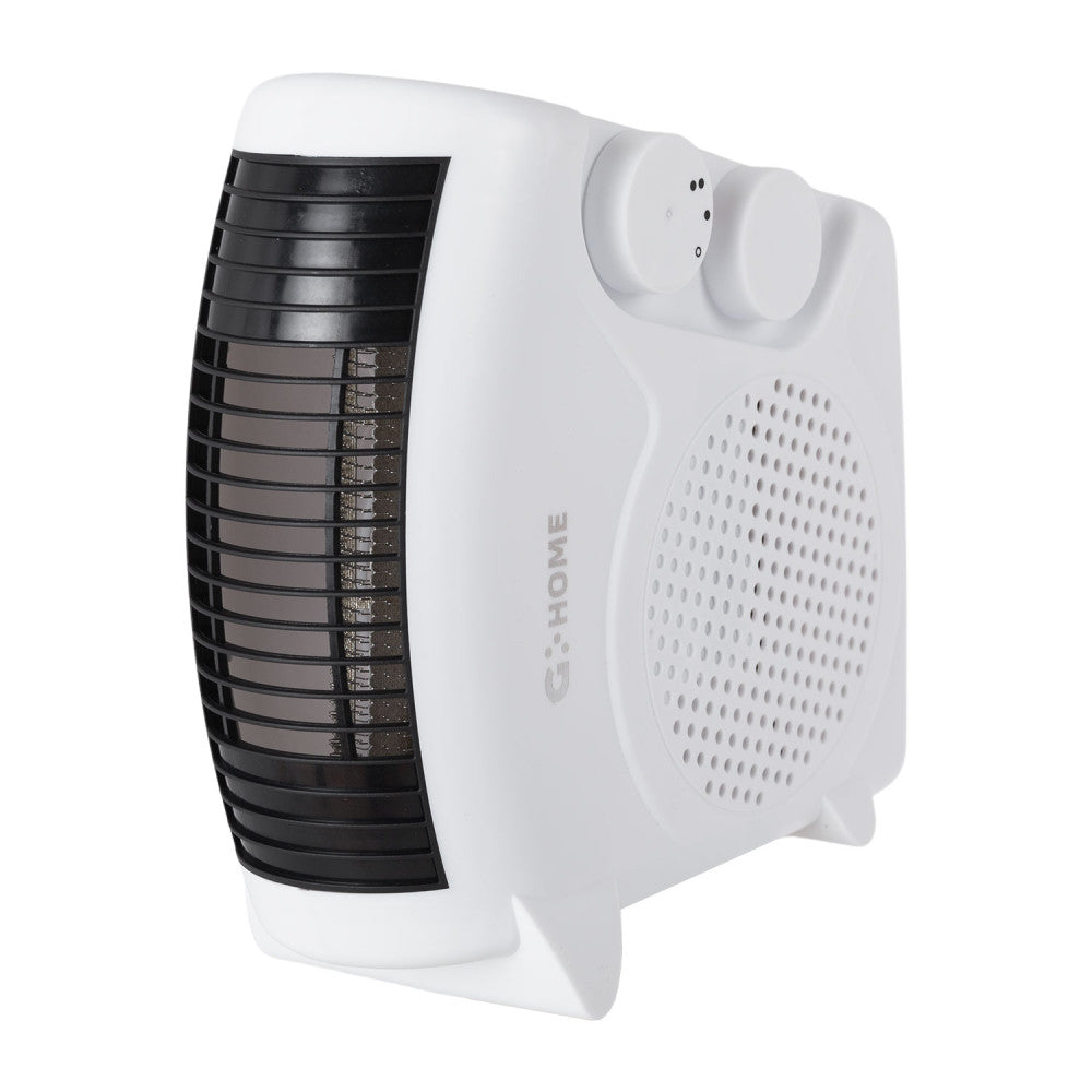 Aquecedor de Resistência + Ventilador 500W Branco