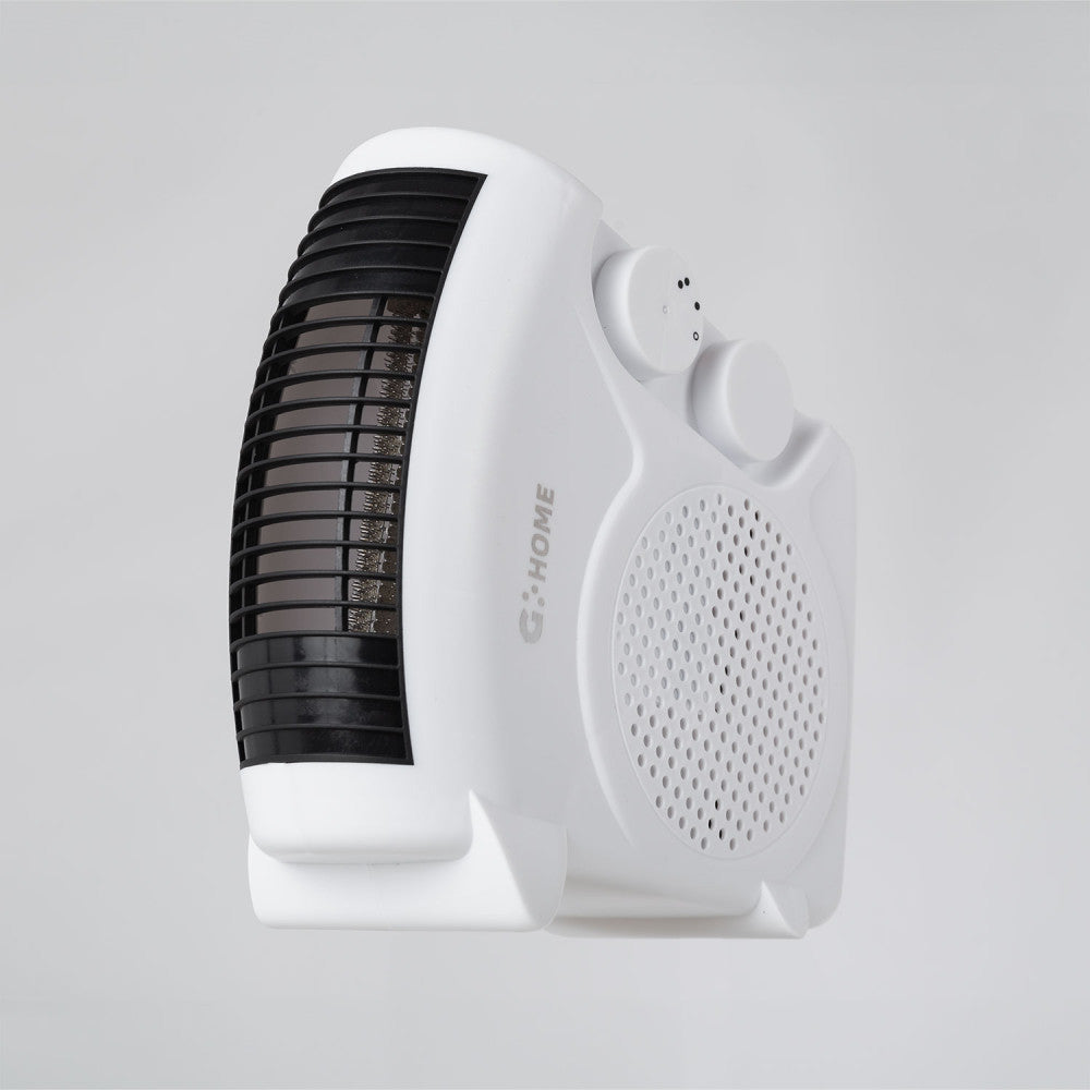 Aquecedor de Resistência + Ventilador 500W Branco