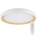 Dekorative LED-Deckenleuchte 40W CCT 3000-6000ºK (dimmbare Lichtfarbe) mit Fernbedienung und weißem Finish