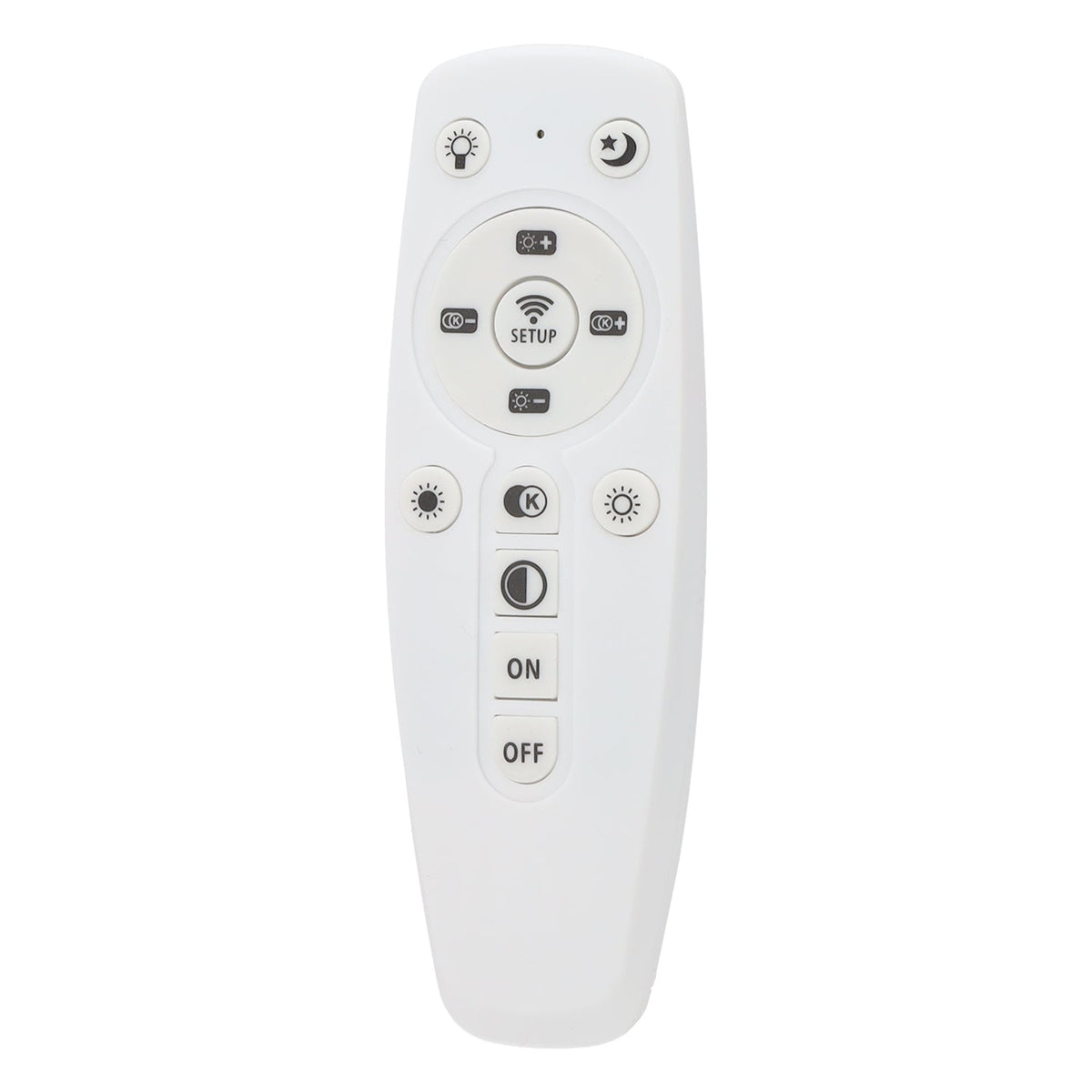 Dekorative LED-Deckenleuchte 40W CCT 3000-6000ºK (dimmbare Lichtfarbe) mit Fernbedienung und weißem Finish