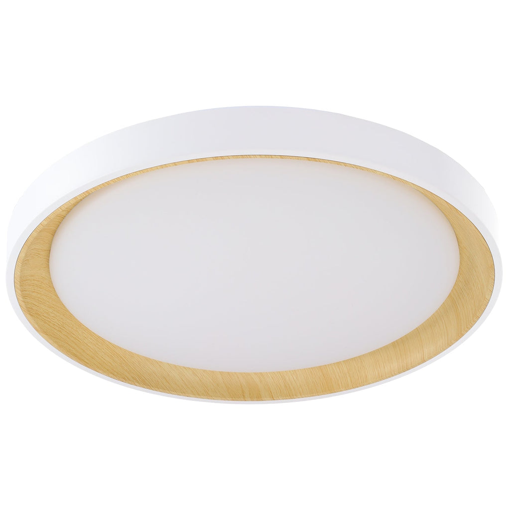 Dekorative LED-Deckenleuchte 40W CCT 3000-6000ºK (dimmbare Lichtfarbe) mit Fernbedienung und weißem Finish