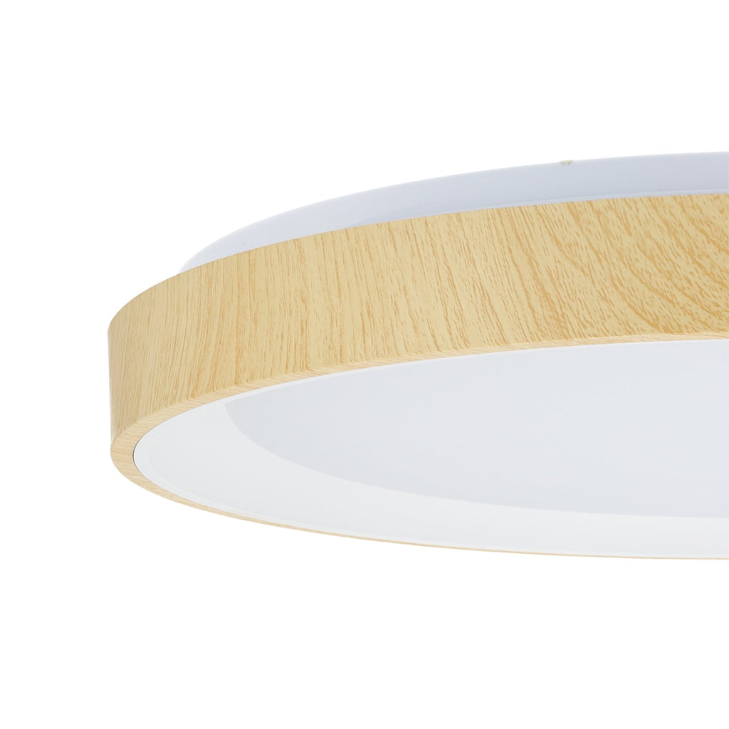 Luminária de teto LED decorativa 36W CCT 3000-6000ºK (tom de luz regulável) Controle remoto