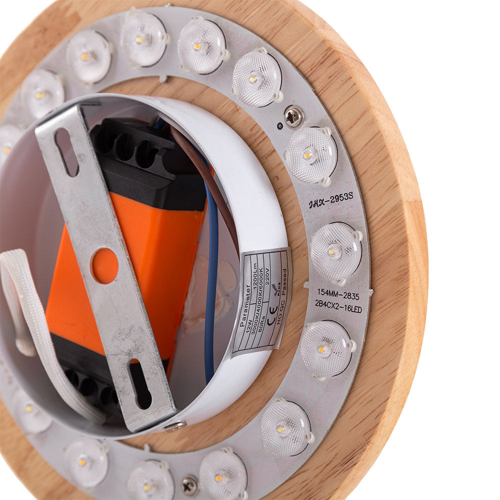 Runde, zweifarbige 12 W 1200 lm LED-Wandleuchte "Martina" CCT (Lichtfarbe einstellbar) 40.000 H [HO-CCT-LED69]