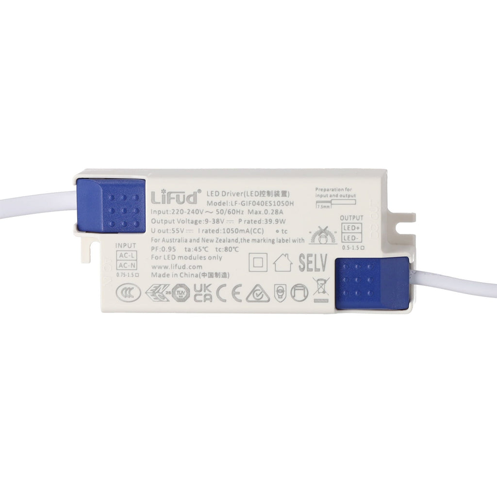 LED-Einbauleuchte 30W 4 CCT (Lichttemperatur einstellbar) 140LM/W UGR17 Lifud Driver
