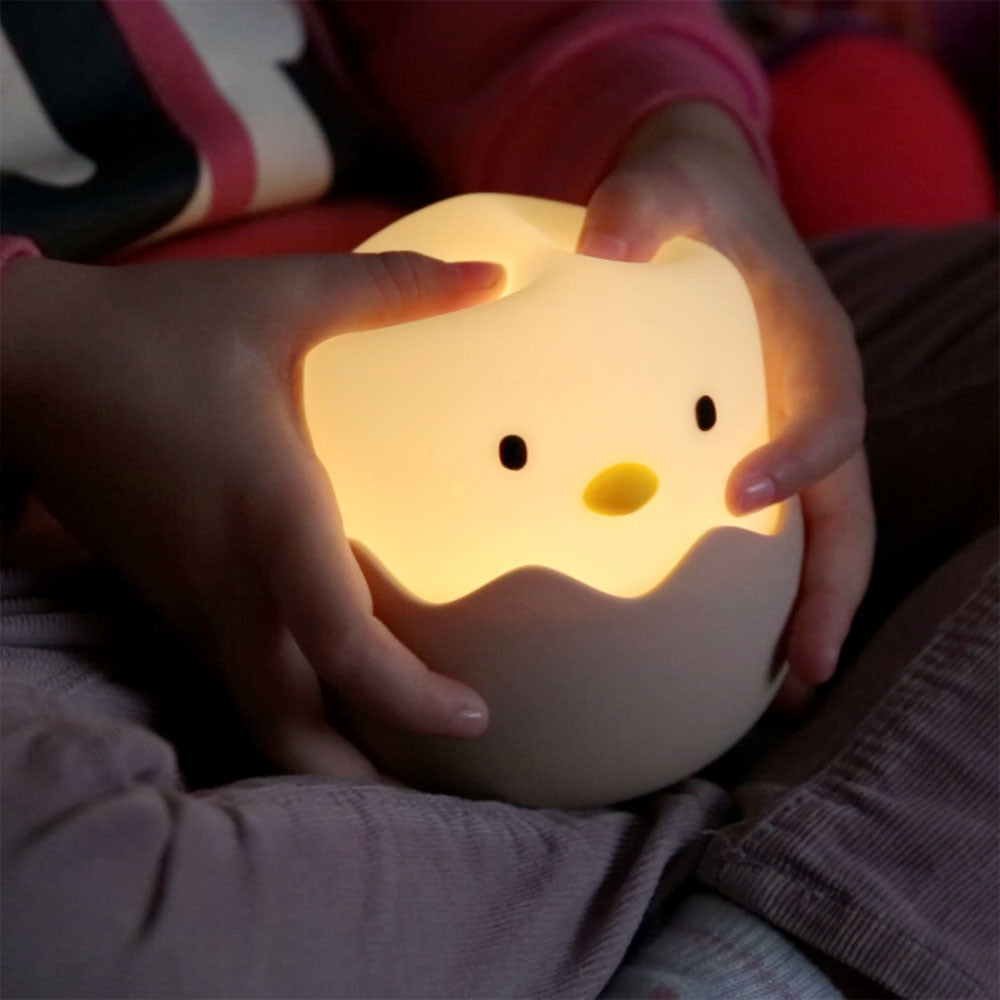 Nachtlampe "Huhn" für den Nachttisch, LED-Kinderlampe, Nachtlicht und wiederaufladbar