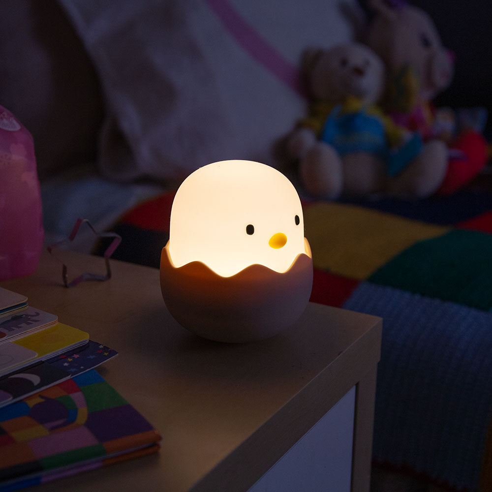 Nachtlampe "Huhn" für den Nachttisch, LED-Kinderlampe, Nachtlicht und wiederaufladbar